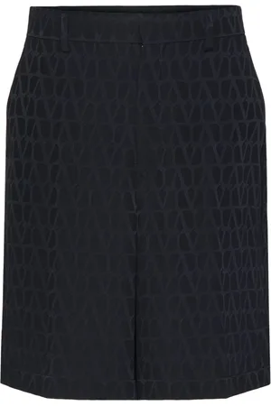 VALENTINO GARAVANI Toile Iconographe silk bermuda shorts