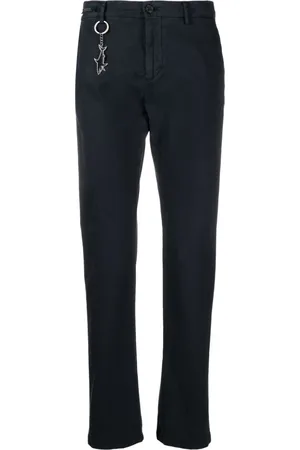 Paul & Shark Logo-charm cotton chinos