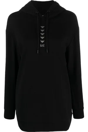 EA7 Logo Series drawstring hoodie