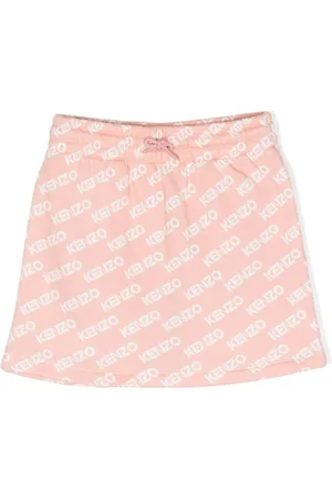 Kenzo Tod logo-motif cotton skirt