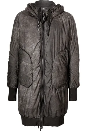 69 Hooded reflective parka
