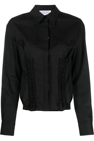 Marine Serre Regenerated Household corset shirt