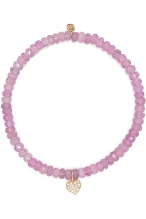 Sydney Evan 14kt yellow gold sapphire beaded bracelet
