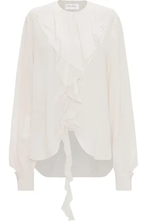 Victoria Beckham Romantic ruffled silk blouse