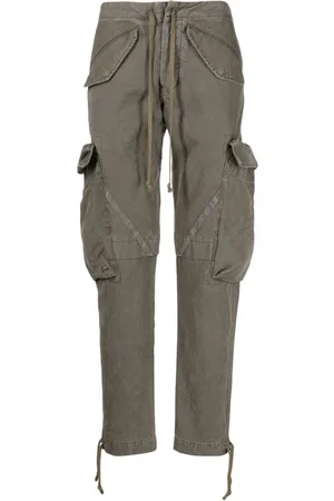 GREG LAUREN Tapered cotton cargo trousers