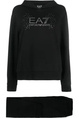 EA7 Logo-print tracksuit