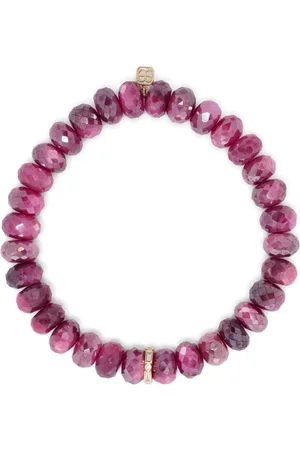 Sydney Evan 14kt yellow gold diamond and moonstone bracelet