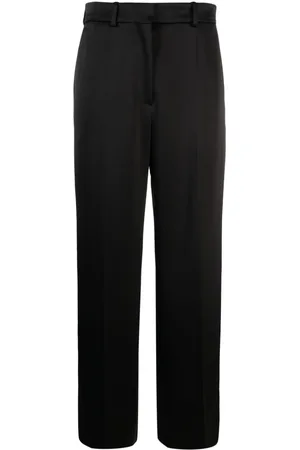 Lanvin Satin-finish straight-leg trousers