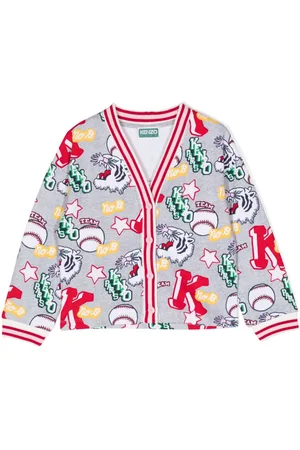 Kenzo Club Baseball button-up sweatshirt