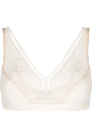 Hanro Selma lace-panel bra