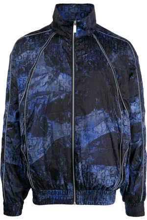 OFF-WHITE Logo-jacquard windbreaker