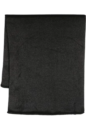 JULIUS Ribbed circular-design scarf