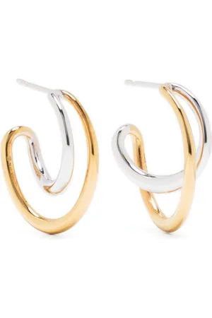 CHARLOTTE CHESNAIS Initial polished-finish earrings