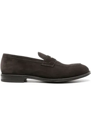 HENDERSON BARACCO Suede penny-slot loafers