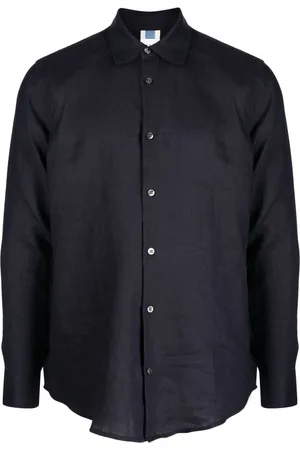 CHE Tape-embellished linen shirt