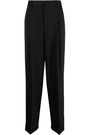 Ralph Lauren Pressed-crease straight-leg trousers