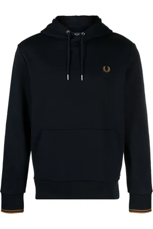 Fred Perry Logo-print drawstring hoodie