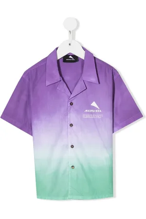 MAUNA KEA Ombré short-sleeve shirt
