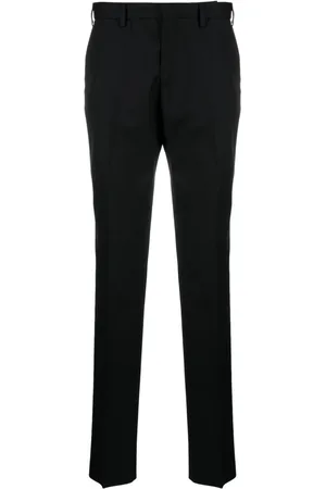 LARDINI Twill-weave wool tailored trousers