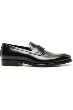HENDERSON BARACCO Penny-slot leather loafers
