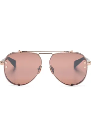 Balmain Captaine oval-frame gradient sunglasses