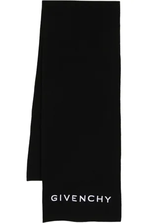 Givenchy Logo-embroidered knitted scarf