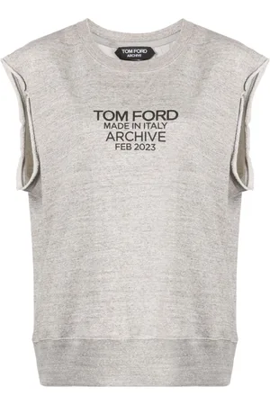 Tom Ford Logo-print cotton tank top