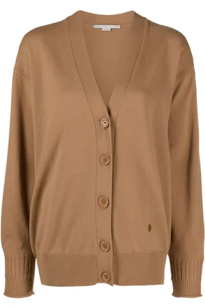 Stella McCartney Iconic logo-appliqué virgin-wool cardigan