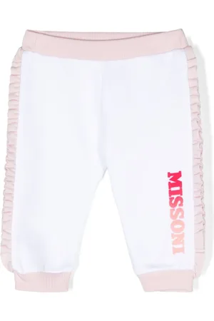 Missoni Logo-print ruffled track pants