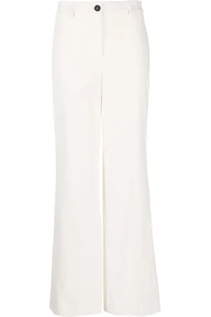 LORENA ANTONIAZZI Corduroy high-waist wide-leg trousers