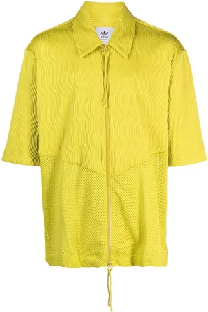 adidas Trefoil-logo mesh-panel jacket