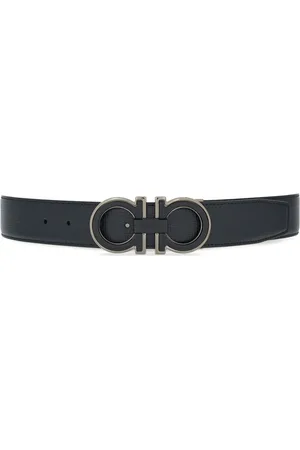 Salvatore Ferragamo Gancini buckle reversible leather belt