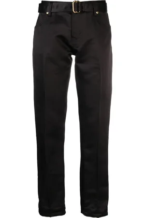 Tom Ford Duchesse-satin silk boyfriend trousers
