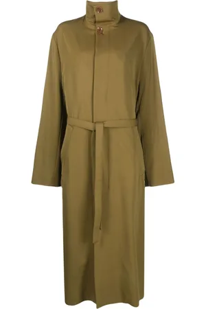 LEMAIRE Belted wool coat