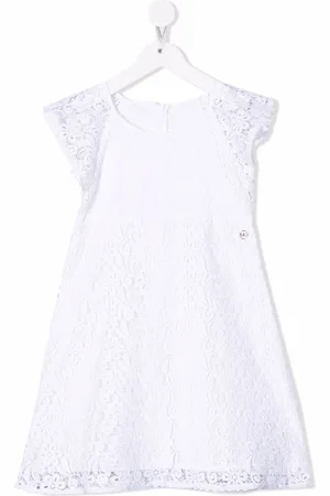 Michael Kors Lace-panelled A-line midi dress