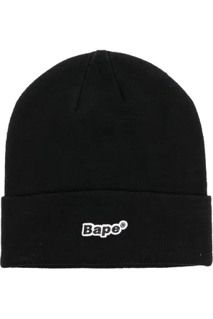 A Bathing Ape Bape-patch knitted beanie