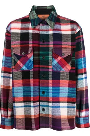 Missoni Check-print wool-blend shirt