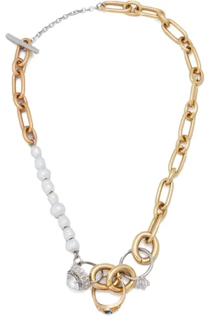 Marni Ring-embellished chain necklace