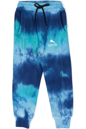MAUNA KEA Tie-dye cotton track pants