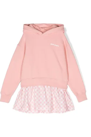 Palm Angels Hooded long-sleeve dress