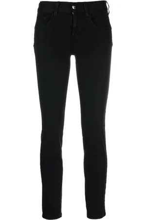 Liu Jo Logo-patch cotton-blend skinny jeans