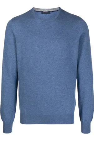 BARBA Fine-knit cashmere jumper