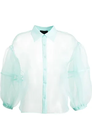Cynthia Rowley Sheer organza shirt