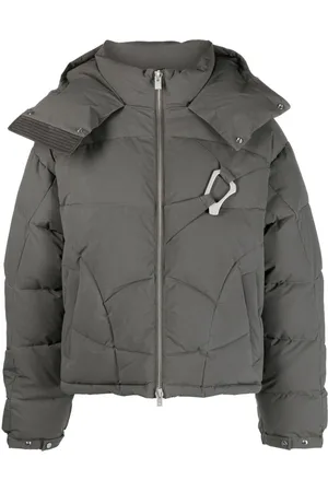 HELIOT EMIL Abstract quilted down jacket
