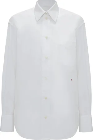 Victoria Beckham Drop-shoulder cotton shirt