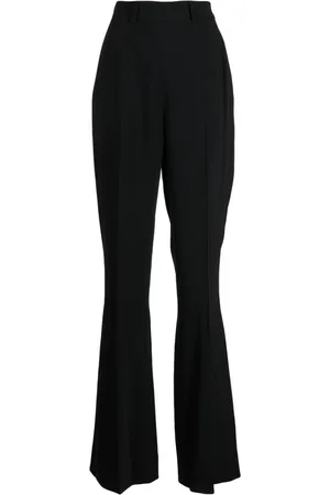DAVID KOMA Crystal-embellished straight-leg trousers