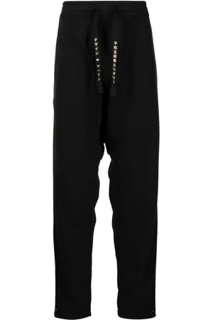 Maharishi Shinobi drawstring organic cotton track pants