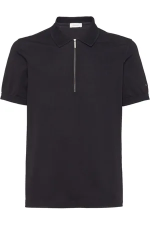 Salvatore Ferragamo Logo-embroidered cotton polo shirt