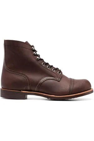 Red Wing Iron Ranger leather ankle boots
