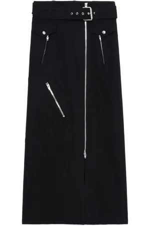 JUUN.J High-waisted zipped midi skirt
